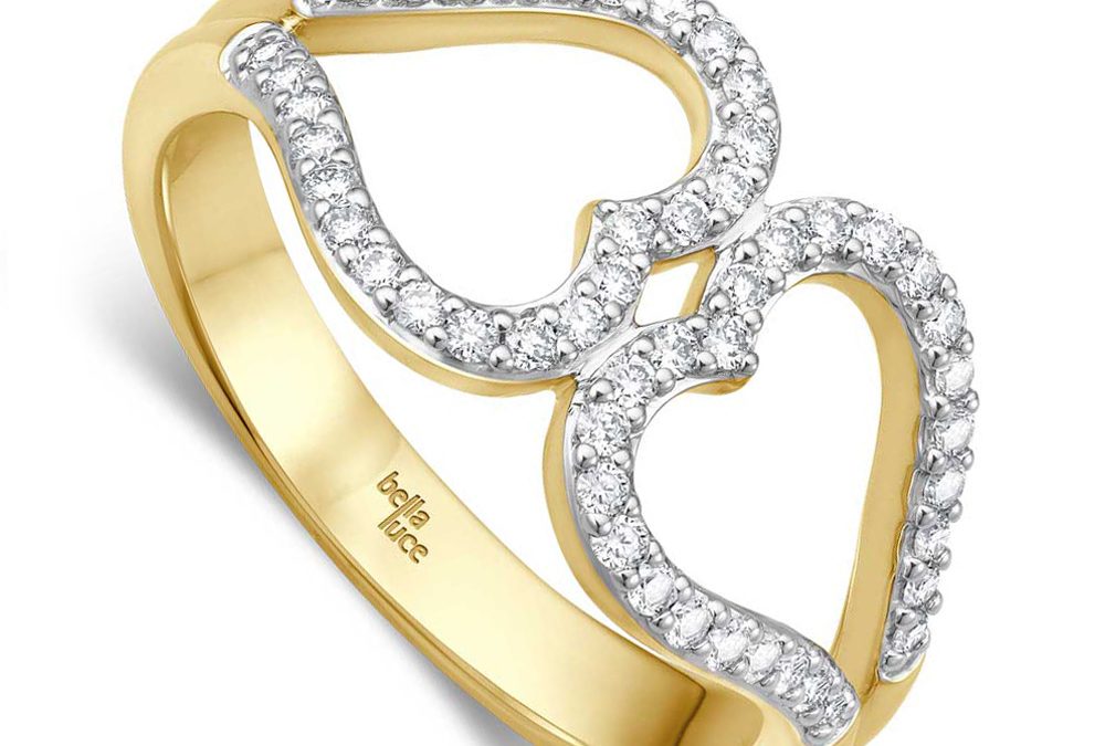 bellaluce Ring EH4550Gelbgold mit Brillanten