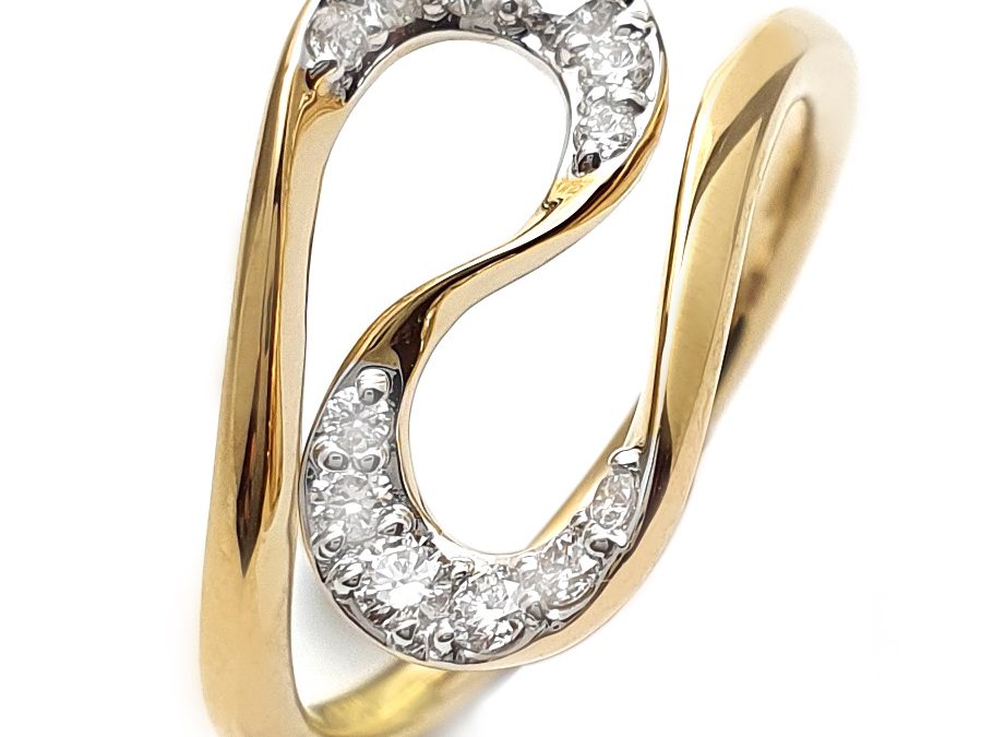 bellaluce Ring EH005414Gelbgold mit Brillanten