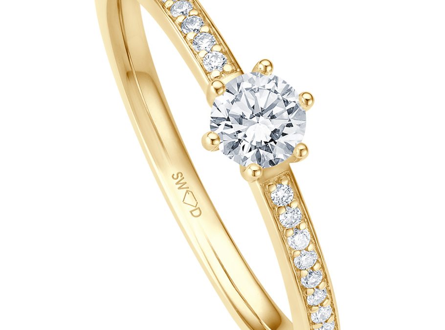 bellaluce Ring EH005579Gelbgold mit Brillanten